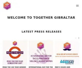 Togethergibraltar.com(Together Gibraltar Political Party Together Gibraltar) Screenshot