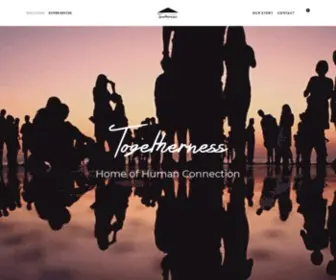 Togetherness.com(The movement for meaningful human connection) Screenshot