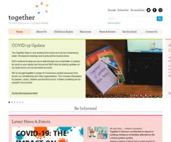 Togetherscotland.org.uk(Together (Scottish Alliance for Children's Rights)) Screenshot