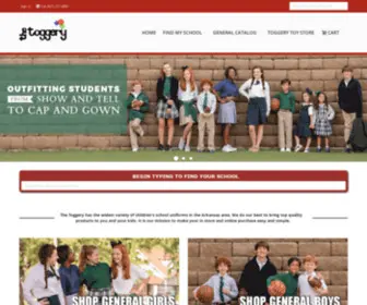 Toggerykids.com(The Toggery) Screenshot