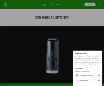 Togofilter.de(Dein eigener Luftreiniger to go) Screenshot