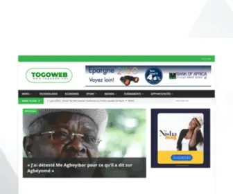 Togoweb.net(Les informations du Togo et du monde) Screenshot