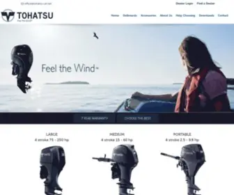 Tohatsu.co.uk(Tohatsu Marine Ltd) Screenshot