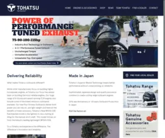 Tohatsu.com.au(Tohatsu Outboard Motors) Screenshot