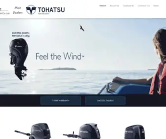 Tohatsuoutboard.co.uk(Tohatsu) Screenshot