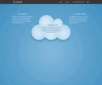 Tohax.com(The Obvious Solution for File sharing and storage) Screenshot