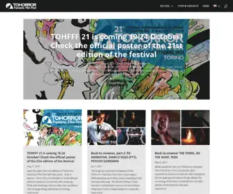 Tohorrorfilmfest.it(TOHorror Film Fest) Screenshot