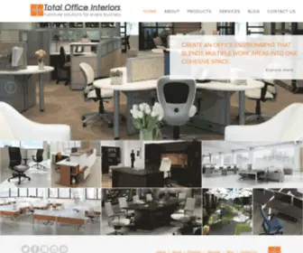 Toiaz.com(Total Office Interiors) Screenshot