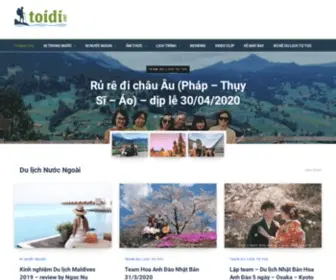 Toidi.net(DU LỊCH LÀ TỰ DO TRẢI NGHIỆM THEO CÁCH CỦA CHÍNH BẠN. Sứ Mệnh Toidi) Screenshot