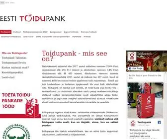 Toidupank.ee(Eesti Toidupank) Screenshot