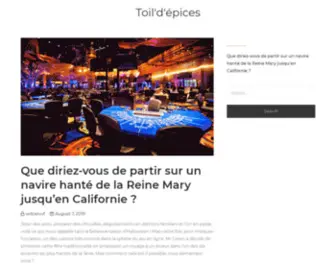 Toildepices.com(Toil'd'épices) Screenshot