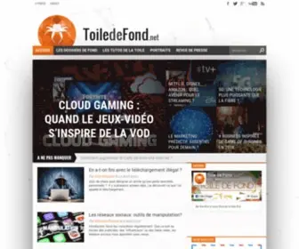 Toiledefond.net(Toile de Fond) Screenshot