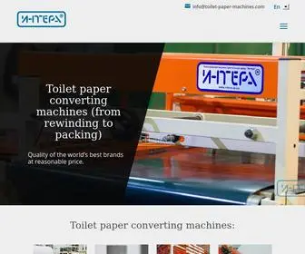 Toilet-Paper-Machines.com(Станки для производства туалетной бумаги) Screenshot