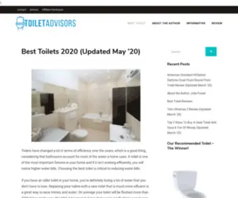 Toiletadvisors.com(Best ToiletsUpdated May) Screenshot