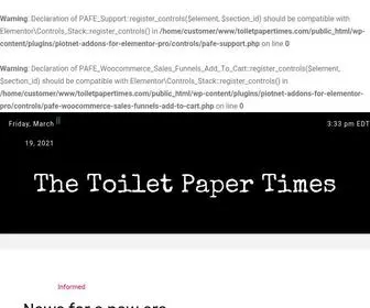 Toiletpapertimes.com(Toilet Paper Times) Screenshot