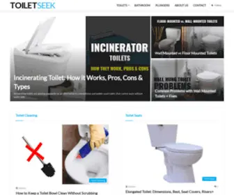 Toiletseek.com(Quick Ideas and Fixes for your Toilet and Bathroom) Screenshot