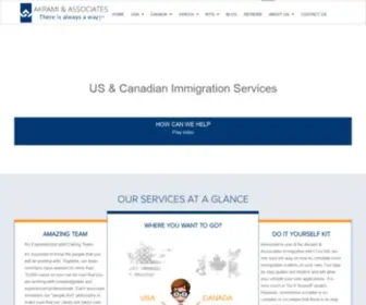 Toimmigrate.com(Denied Entry To Canada & USA) Screenshot
