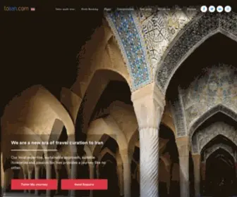 Toiran.com(ToIran, Tourism Platform) Screenshot