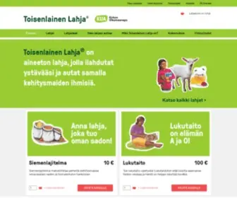 ToisenlainenlahJa.fi(Toisenlainen lahja) Screenshot
