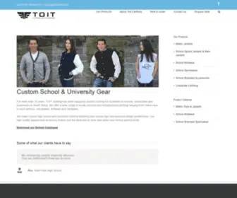 Toitclothing.com(Custom School) Screenshot