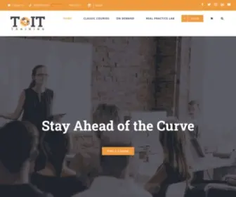 Toittraining.com(TOIT Training) Screenshot