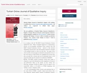TojQi.net(Turkish Online Journal of Qualitative Inquiry) Screenshot