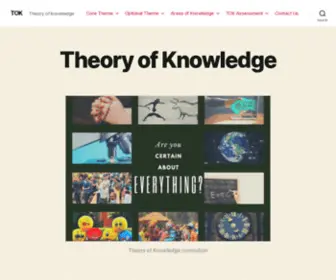 Tok2022.com(Theory of knowledge) Screenshot