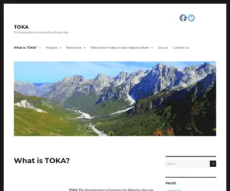 Toka-Albania.org(Toka Albania) Screenshot