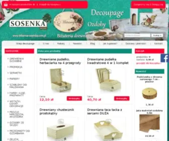 Tokarnia-Sosenka.com.pl(Sklep decoupage) Screenshot