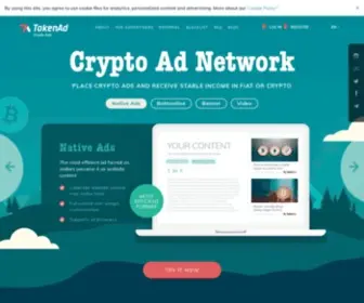 Token.ad(Crypto Ads Platform) Screenshot