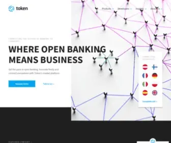 Token.io(Open banking payments platform) Screenshot