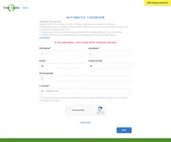 Tokencreator.space(AUTOMATIC TOKENIZER) Screenshot