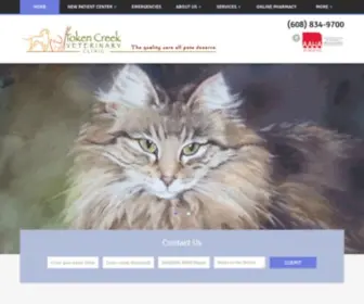 Tokencreekvet.com(Veterinarian in Sun Prairie) Screenshot