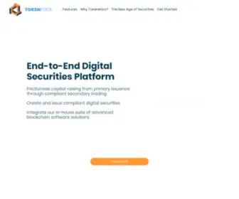 Tokenetics.com(Digital Securities Platform) Screenshot