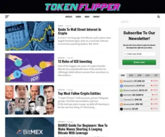 Tokenflipper.com(Inside the Wild West of Cryptocurrency and Token Investing) Screenshot