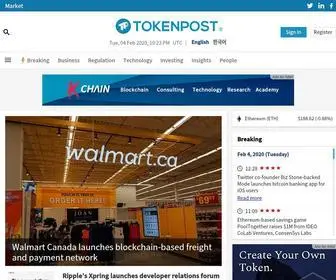 Tokenpost.com(Blockchain & Cryptocurrency News) Screenshot
