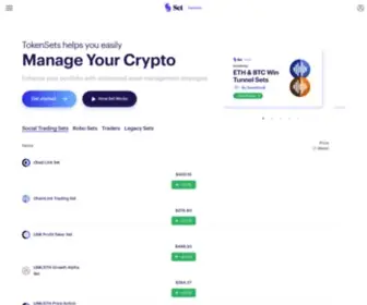 Tokensets.com(Asset Management Simplified) Screenshot