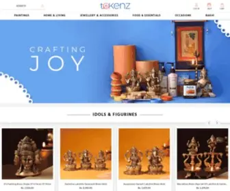 Tokenz.com(Indian Handicrafts Store) Screenshot