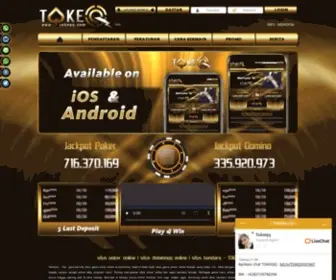 Tokeqq.com Screenshot