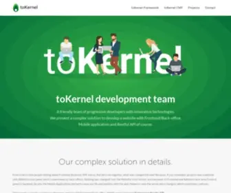 Tokernel.com(PHP framework) Screenshot