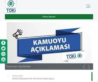Toki.gov.tr(TOKİ) Screenshot
