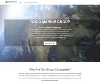 Tokiomarinegroup.com(Tokio Marine Group) Screenshot