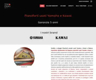 Tokiopiano.ch(Vendita e noleggio pianoforti acustici usati Yamaha e Kawai) Screenshot