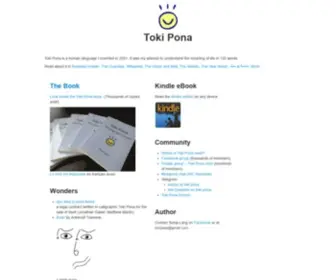 Tokipona.org(Toki Pona (official site)) Screenshot