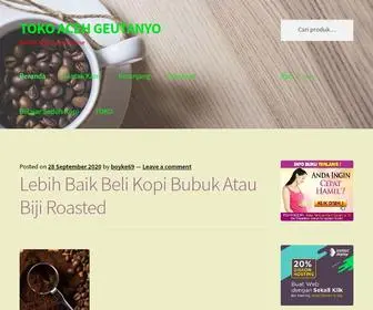 Tokoacehgeutanyo.com(TOKO ACEH GEUTANYO) Screenshot