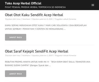 Tokoacepherbalofficial.com(PUSAT PENJUAL PRODUK HERBAL TERPERCAYA SE) Screenshot