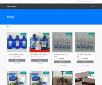Tokoamanda.com(Solusi Sehat Tanpa Obat) Screenshot