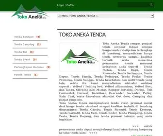 Tokoanekatenda.com(TOKO ANEKA TENDA) Screenshot