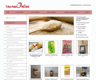 Tokoasiaonline.nl(Toko online Aziatische ingrediënten webshop webwinkel) Screenshot