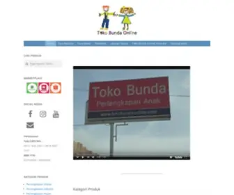 Tokobundaonline.com(Toko Bunda Online Menjual Aneka Produk Ibu & Anak) Screenshot